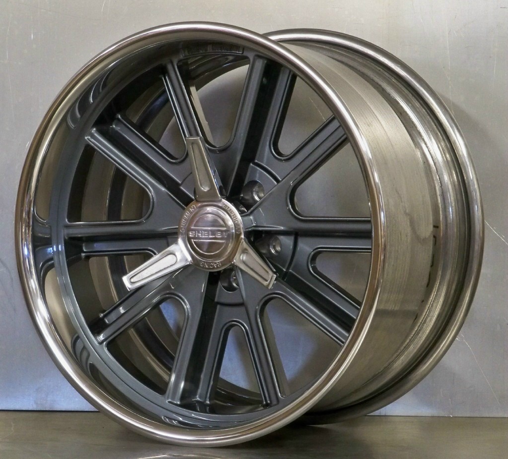 407S Shelby gray soft look rim with spinners (price each)
